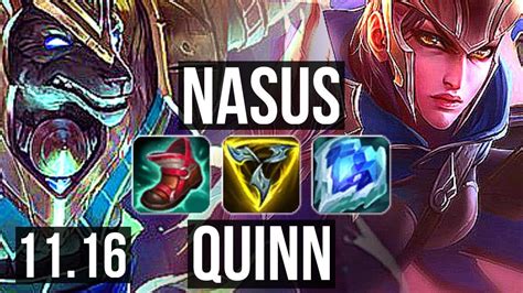 Nasus Vs Quinn Top 3 6m Mastery 7 Solo Kills 600 Games Rank 9