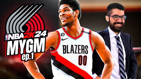 RECONSTRUCCIÓN en los BLAZERS NBA 2K24 MyGM en ESPAÑOL AIRCRISS 1