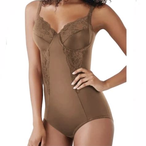 Maidenform Intimates And Sleepwear Maidenform Womens Flexees Embellished Firm Control Bodysuit