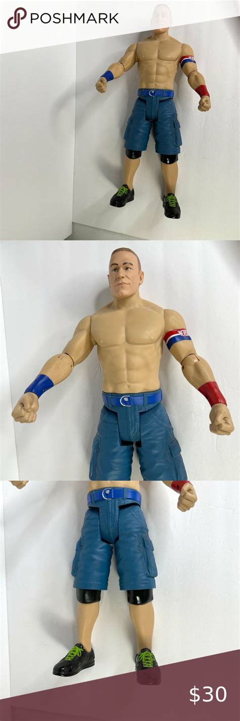 John Cena Action Figure Giant 20 inch WWE JAKKS Poseable | John cena ...