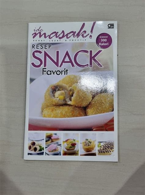 Buku Resep Snack Favorit Buku Alat Tulis Buku Pelajaran Di Carousell