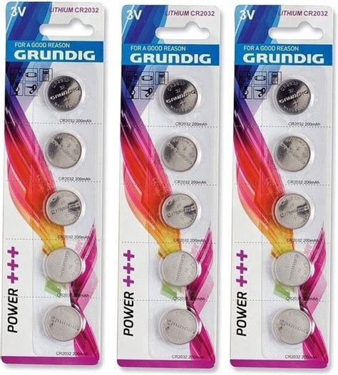 X Piles Bouton Grundig Cr V Piles Bouton Piles Bouton Bol