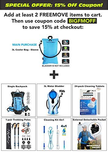 Cooler Bag Protective Sleeve For Up To 3l Hydration Water Bladder