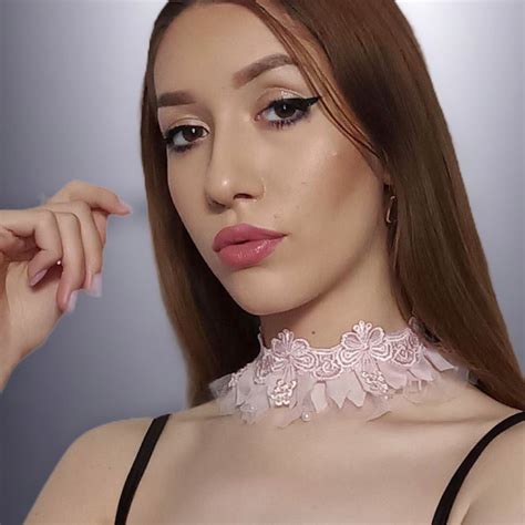 Nude Tulle Necklace Etsy