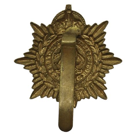 Army Service Corps A S C WW1 Economy Cap Badge Non Voided Centre