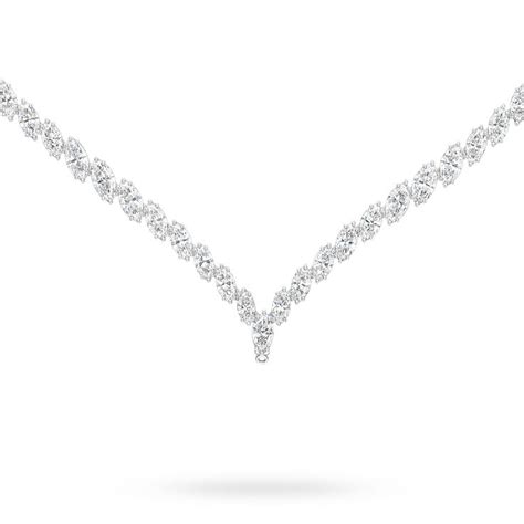 Marquise Riviere Diamond Necklace Harry Winston Diamond Necklace