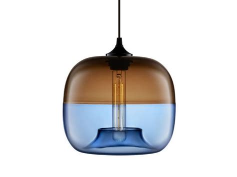 LED Handmade Blown Glass Pendant Lamp ENCALMO STAMEN By Niche Modern