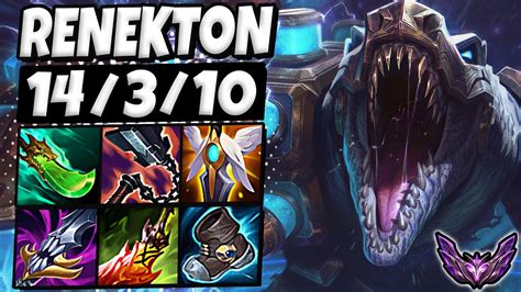 Renekton Vs Jayce Top Gen G Doran Patch Korea Master Youtube