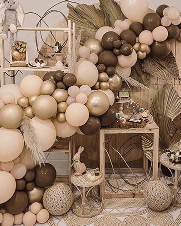 Kit Ghirlanda Palloncino Beige Ghirlanda Palloncini Compleanno Con