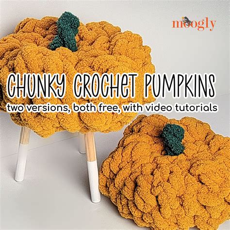 Chunky Crochet Pumpkins Free Patterns And Tutorials Moogly