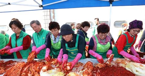 새마을운동무주군지회 김장 김치 독거노인 등에 전달