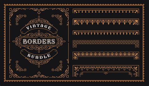 Free Victorian Vector Borders Victorian Border Png Flyclipart The