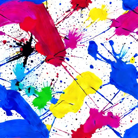 Paint Splatter Digital Graphic Creative Fabrica