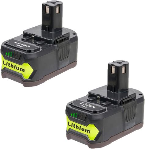 Amazon VOLT1799 2 Pack 5 0Ah 18V Replacement Battery For Ryobi 18V