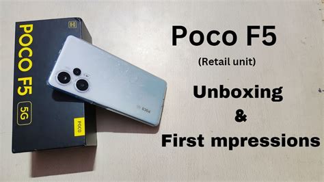 Poco F5 Unboxing First Impressions White Color Retail Unit SD 7