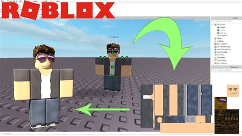 Roblox Tutorial Download Character Skins And Models Youtube