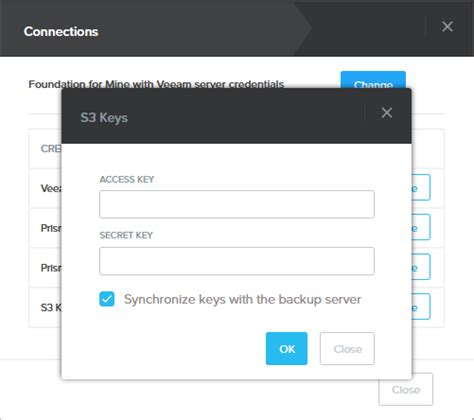 Updating S3 Access Keys Nutanix Mine With Veeam User Guide