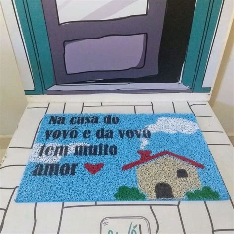 Capacho na Casa do Vovô e Vovó Tem Muito Amor Elo7