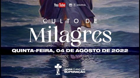 Culto De Milagres Pr Lucas Silva Quinta Feira Youtube