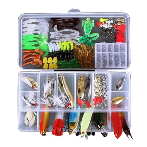 Kit De Accesorios Para Pesca Señuelos 181 Pzas