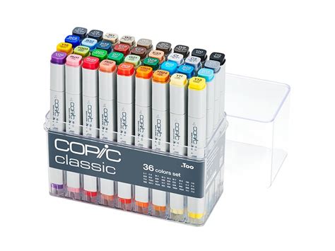 Copic Marker Classic Sett Stk Basis Tegne No