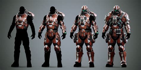 Artstation Planetside Arena Class Armour Ranulf Busby Doku