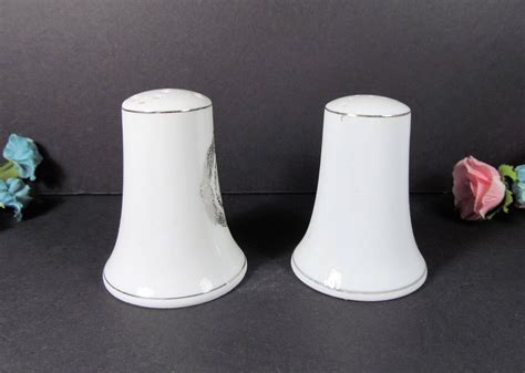 Th Anniversary Salt And Pepper Shakers Set Vintage Etsy