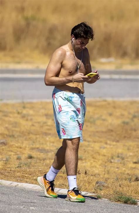 James Argent shows off impressive physique on topless run as he continues fitness overhaul - I ...