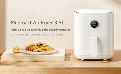 Xiaomi Mi Smart Air Fryer 3 5 L Fritöz Amazon tr Mutfak