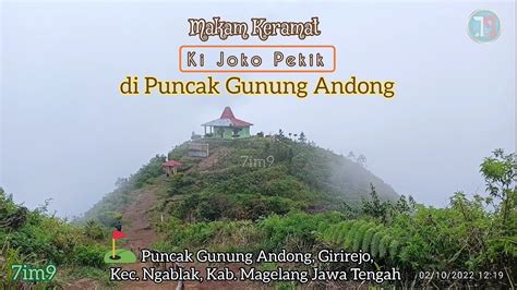 Makam Keramat Di Puncak Andong Jalur Ke Makam Dari Mangli Via Pendem