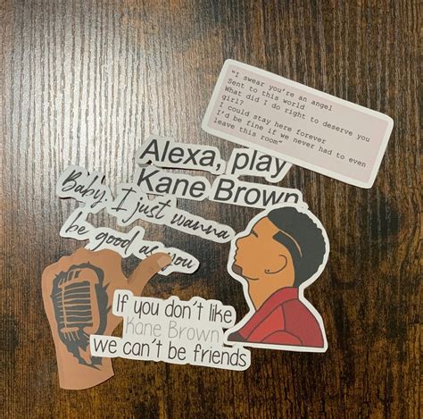 Kane Brown Stickers Etsy