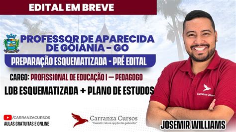 APARECIDA DE GOIÂNIA GO LDB Esquematizada Plano de Estudos Prof