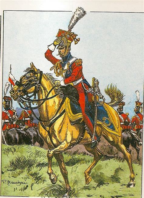 Adjutant Sous Officier Royal Corps Of Chevau Legers Lanciers 1814