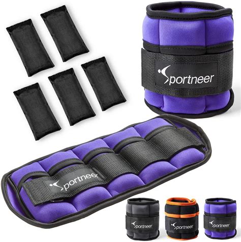 Buy Sportneer Adjustable Ankle Weights Set Ankle Wrist Weight Straps