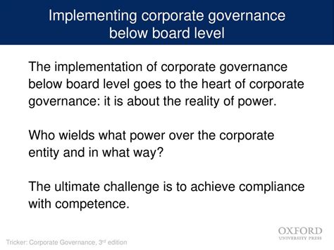 Corporate Governance Principles Policies And Practices 3e Ppt Download