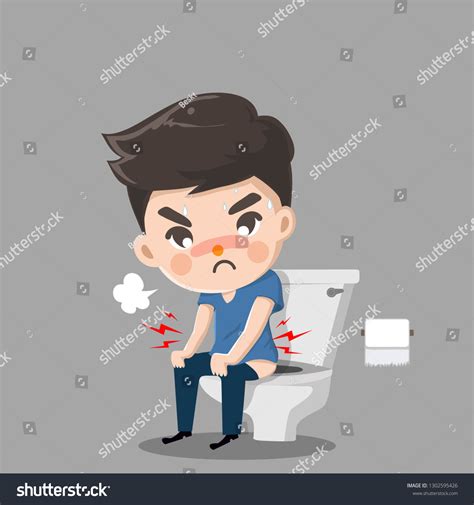 Naked Boy Sitting Toilet Over Royalty Free Licensable Stock Illustrations Drawings