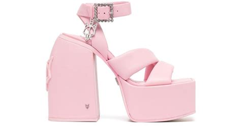 Naked Wolfe Jingle Mm Sandals In Pink Lyst