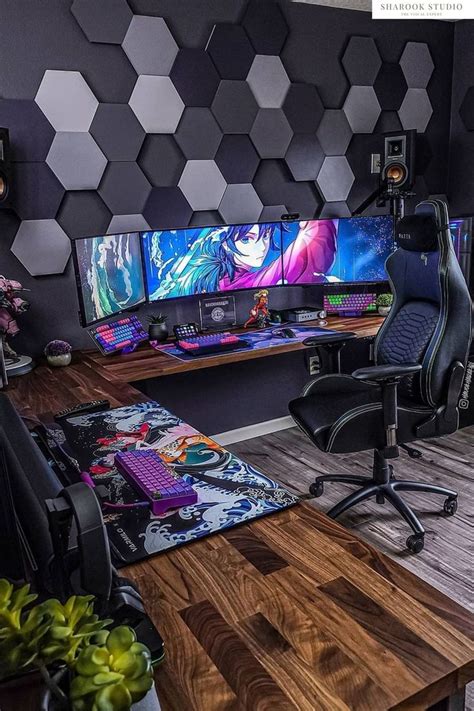 Clean Gaming Room Setup Game Room Design Game Room Decor Game Room