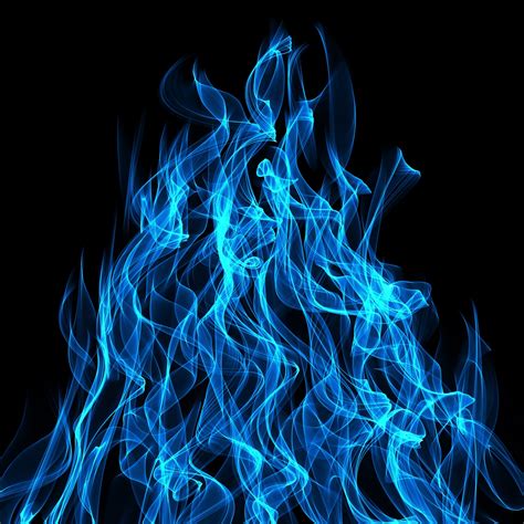 blue flames  fire  stock photo public domain pictures