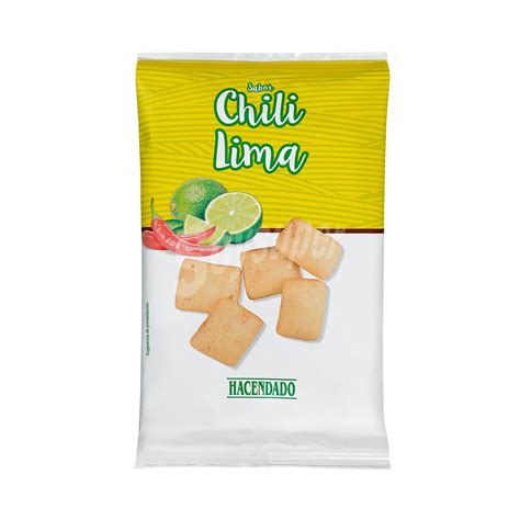 Hacendado Panes Snack Chili Lima Paquete 80 G