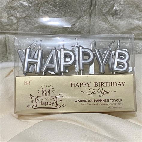 Jual Lilin Tulisan Happy Birthday Happy Birthday Candles Set Lilin