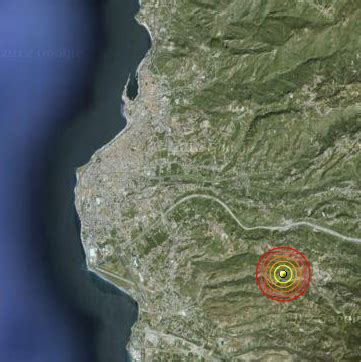 Terremoto A Reggio Calabria Epicentro Sulle Colline Della Zona Sud