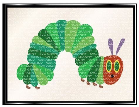 Hungry Caterpillar Svg Svg Files For Cricut Svg Files For Etsy