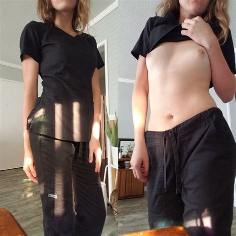 Couldn T Leave F Or Work Without Showing You What S Underneath My Scrubs Porn Pic