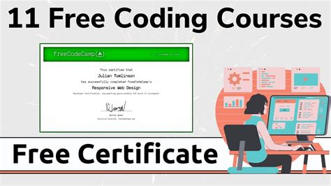 Free Coding Courses For Beginners With Free Certificate By