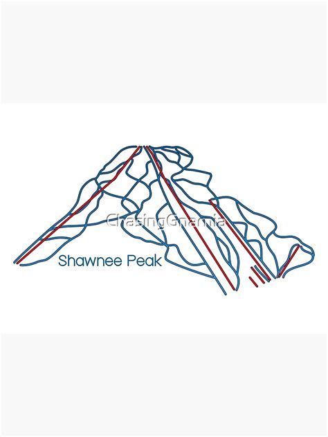 Shawnee Peak Trail Map Premium Matte Vertical Poster sold by Deepak Shetty | SKU 41428788 | 55% ...