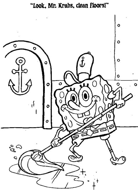 Free Printable Spongebob Squarepants Coloring Pages For Kids