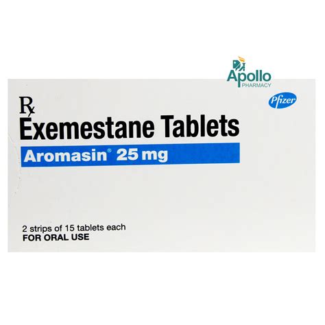 Aromasin 25 Mg Tablet 15s Price Uses Side Effects Composition