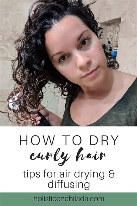 How To Dry Curly Hair Tips For Air Drying And Diffusing