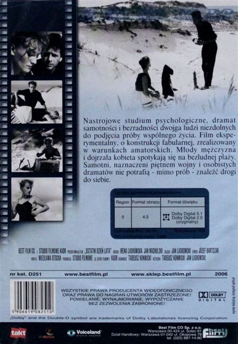 Ostatni dzień lata DVD Dvd Irena Laskowska Dvd s bol